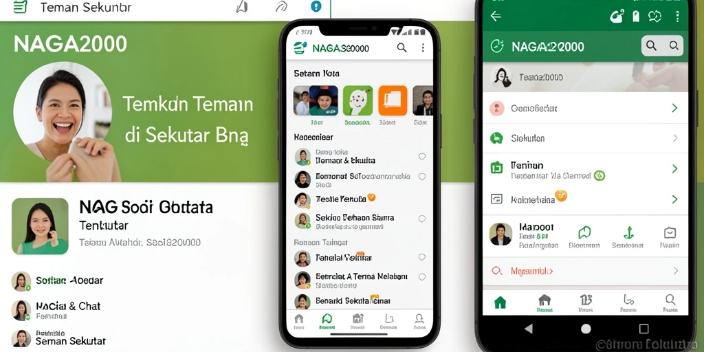 Antarmuka NAGA2000 yang sederhana dan menarik.