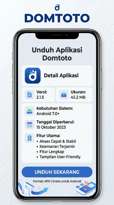Panduan Unduh dan Instal APK domtoto untuk Android