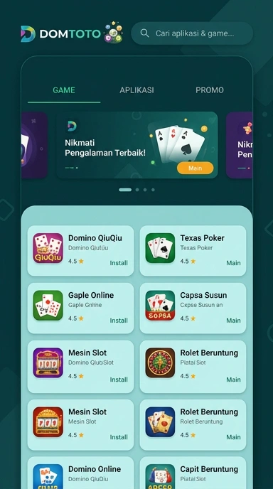 Temukan Aplikasi Populer di domtoto — Katalog Terlengkap